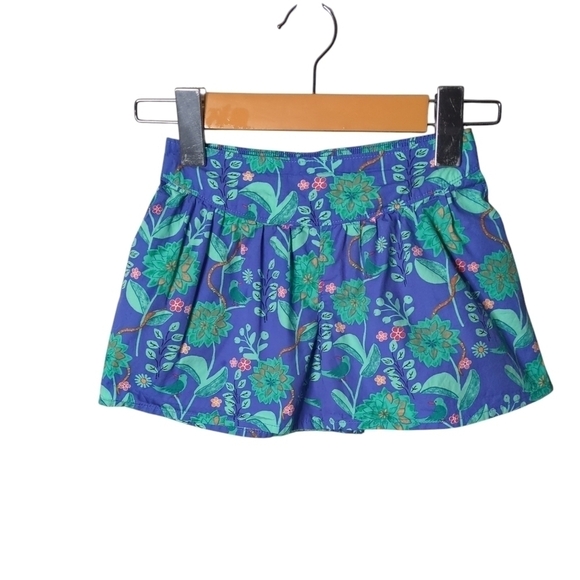 Tea Collection Other - Tea Collection Vibrant Tropical Floral Cotton Culotte Shorts Size 2